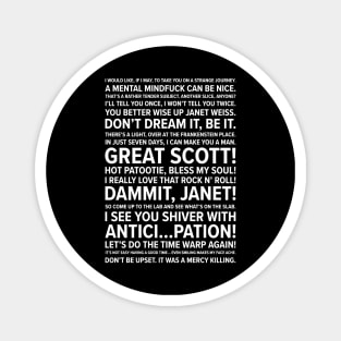 Rocky Horror Quotes Magnet